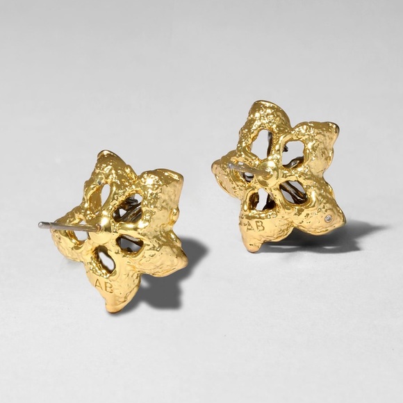 Alexis Bittar Jardin Gold Stud Earrings - Picture 3 of 3
